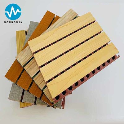 Деревянные звукопоглощающие панели MDF для заседаний