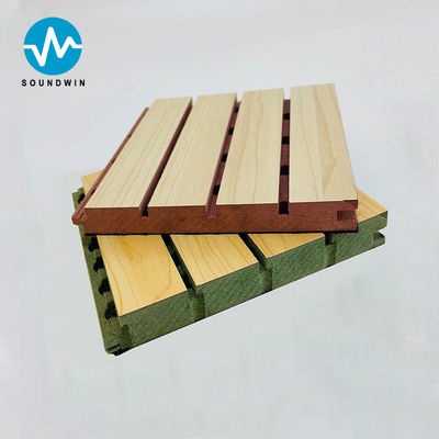 Стенные декоративные слоты деревянные Mdf Стенные акустические панели для комнаты